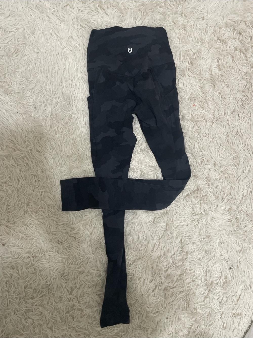 lululemon athletica Kids Black Camo High-Rise Leggings